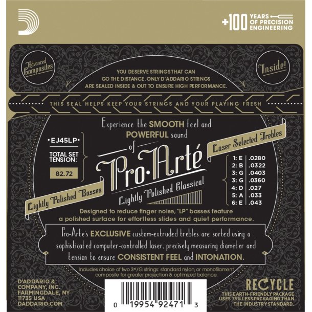 D'Addario EJ45LP, Normal Polished
